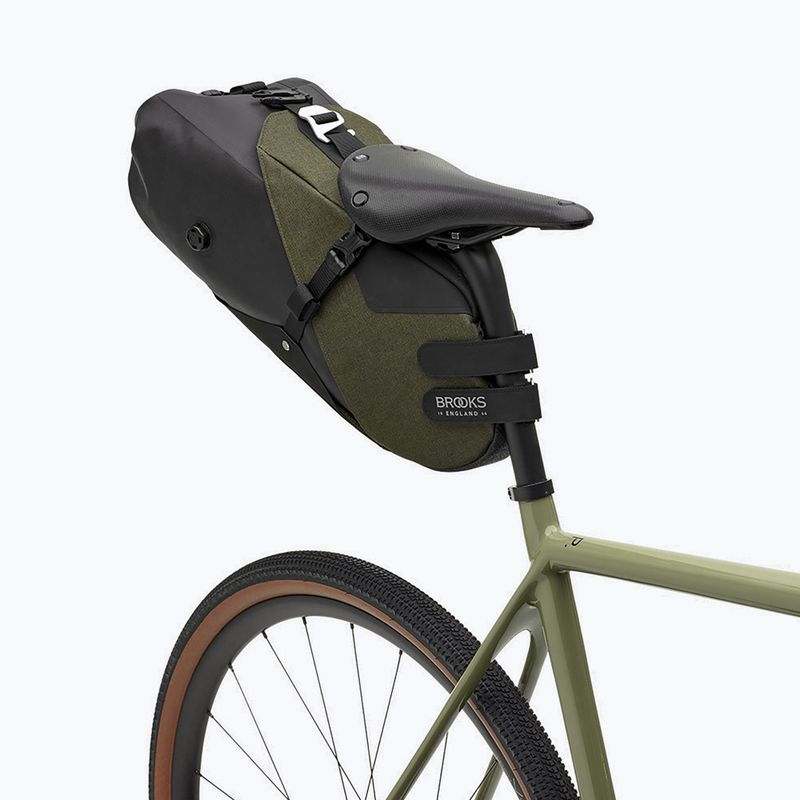 Geantă de bicicletă sub șa Brooks England Scape Seat Bag 8 l mud green 7