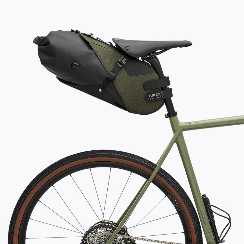Geantă de bicicletă sub șa Brooks England Scape Seat Bag 8 l mud green 8