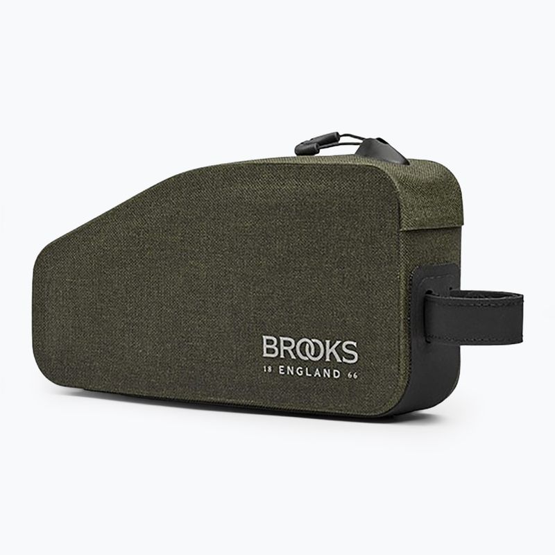 Geantă de bicicletă pentru cadru Brooks England Scape Top Tube 0,9 l mud green 2