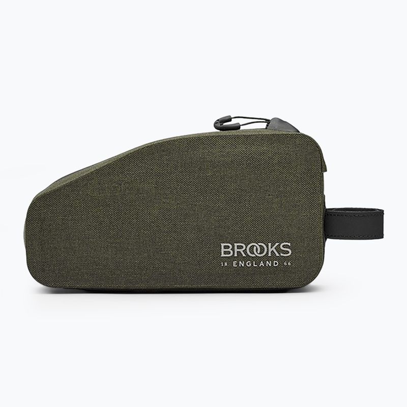 Geantă de bicicletă pentru cadru Brooks England Scape Top Tube 0,9 l mud green 3