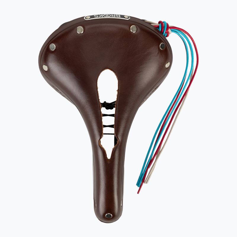 Șa de bicicletă Brooks England Flyer Carved brown 3