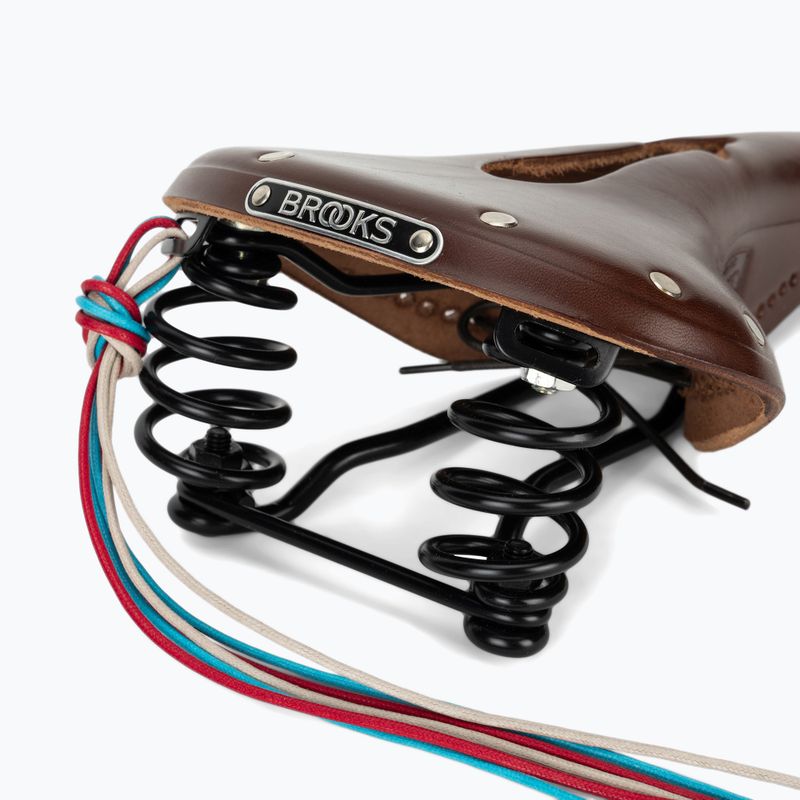 Șa de bicicletă Brooks England Flyer Carved brown 5
