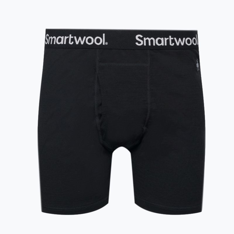 Bărbați Smartwool Merino Boxer Brief Boxeri termici Boxer negru 14011