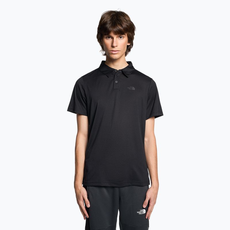 Tricou de trekking pentru bărbați The North Face Tanken Polo negru NF0A2WAZ