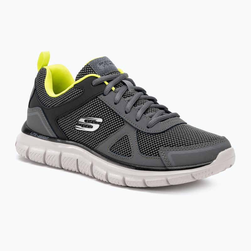 Încălțăminte pentru bărbați SKECHERS Track Bucolo charcoal/white/lime