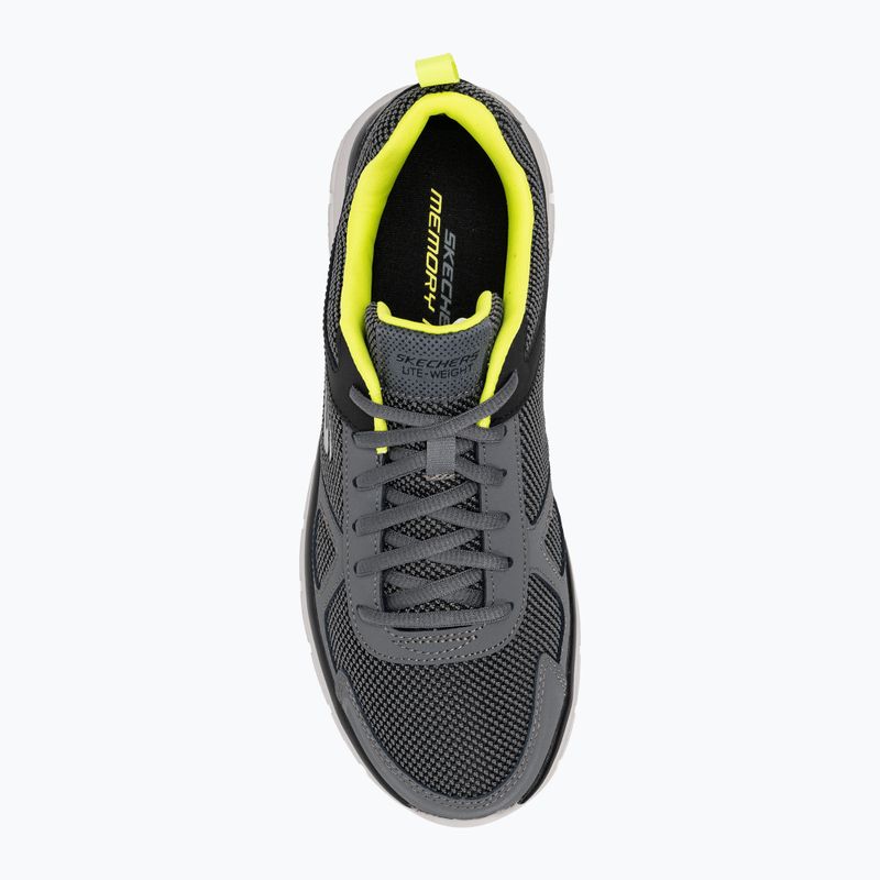 Încălțăminte pentru bărbați SKECHERS Track Bucolo charcoal/white/lime 5