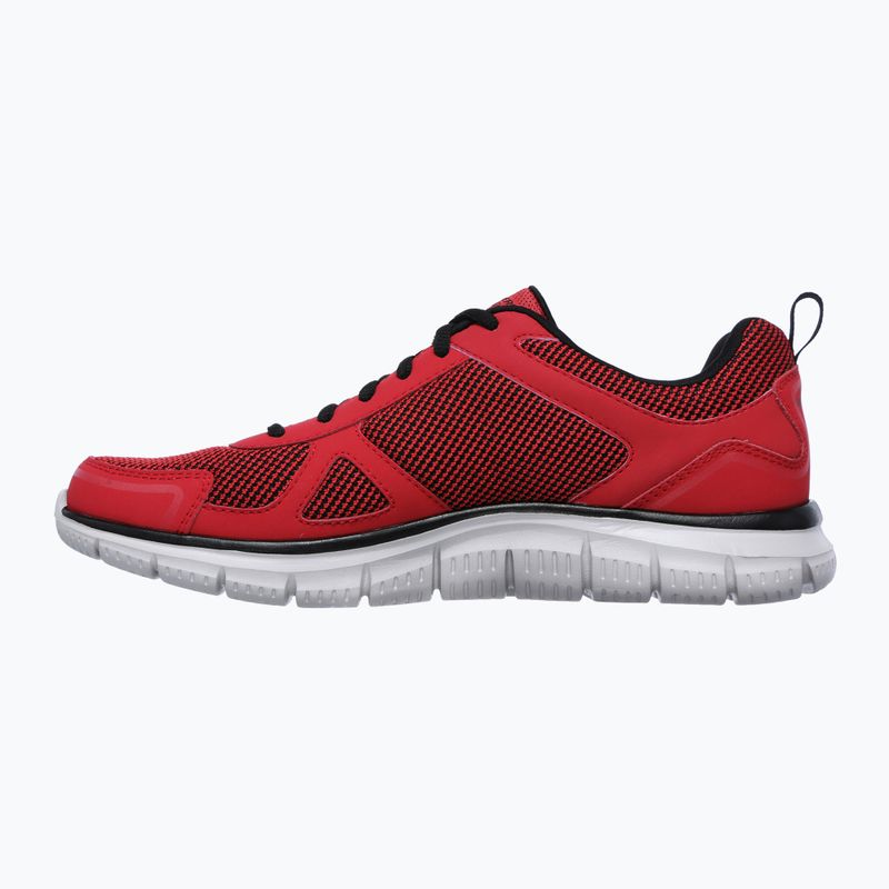 SKECHERS Track Bucolo roșu/negru pantofi de antrenament pentru bărbați 2