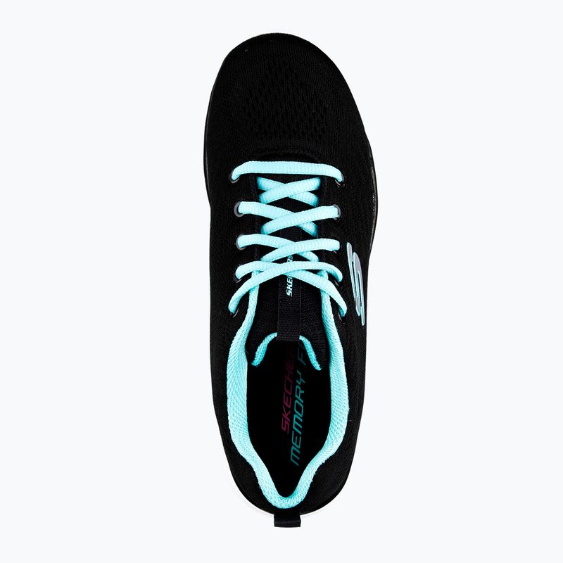 SKECHERS Graceful Get Connected pantofi de antrenament pentru femei negru/turquoise 3