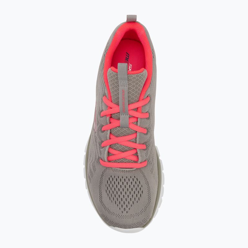 Încălțăminte pentru femei SKECHERS Graceful Get Connected gray/coral 5