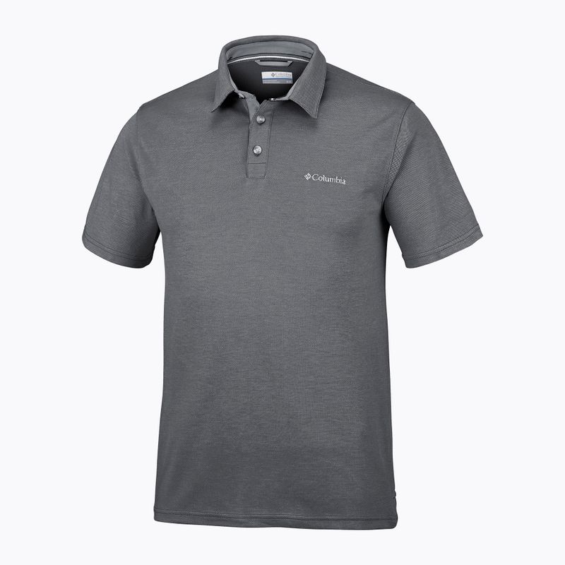 Tricou polo pentru bărbați Columbia Nelson Point gri 1772721011 5