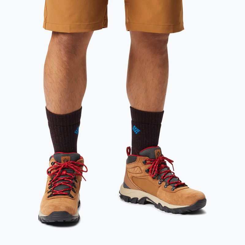 Columbia Newton Ridge Plus II Suede WP elan/roșu de munte pentru bărbați cizme de trekking 15