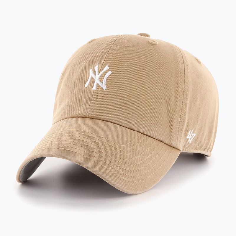 Șapcă 47 Brand MLB New York Yankees Base Runner CLEAN UP khaki