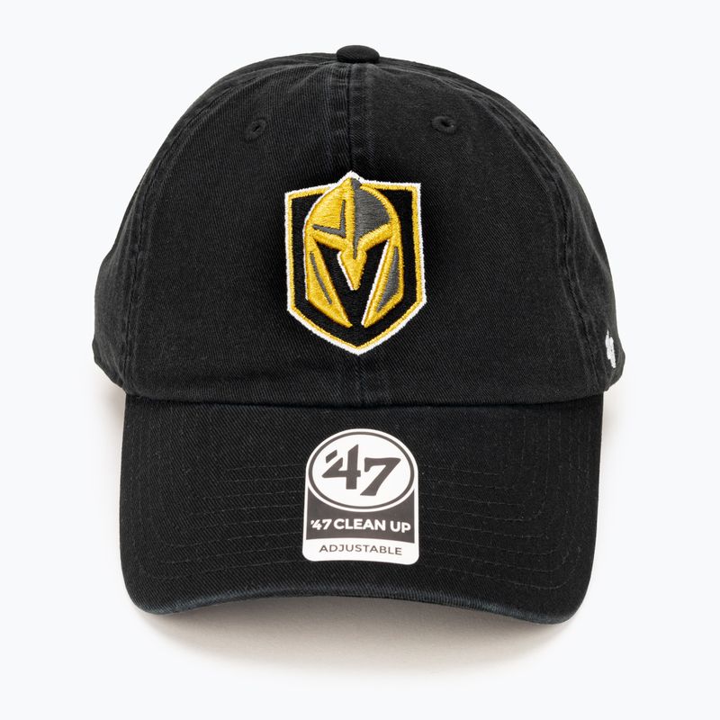 47 Brand NHL Vegas Golden Knights Vegas Golden Knights baseball șapcă CLEAN UP negru 4