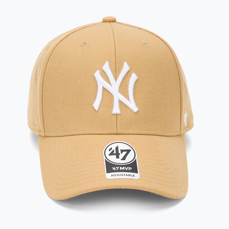 Șapcă 47 Brand MLB New York Yankees MVP light tan 2