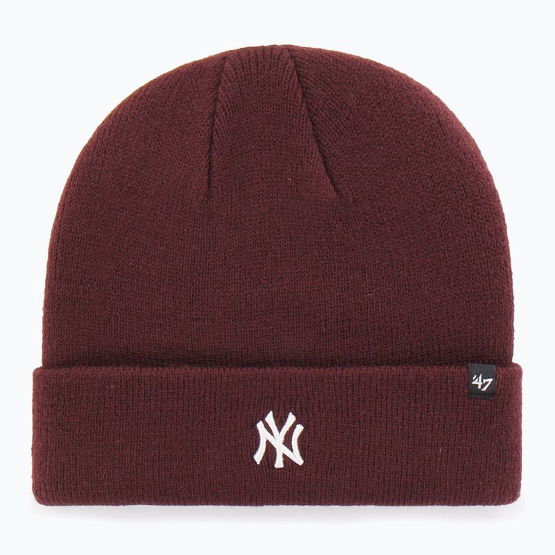 Căciulă de iarnă 47 Brand MLB New York Yankees Centerfield dark maroon