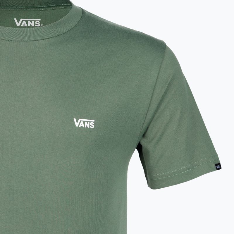 Tricou pentru bărbați Vans Left Chest Logo dark forest 3