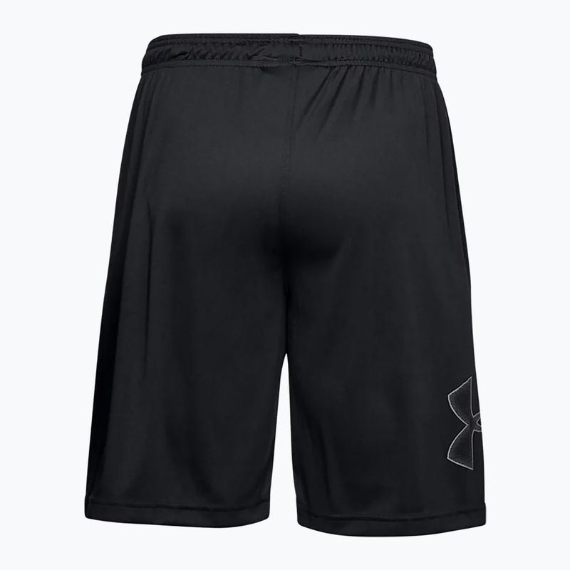 Pantaloni scurți de antrenament pentru bărbați Under Armour Tech Graphic 001 negri 1306443 4