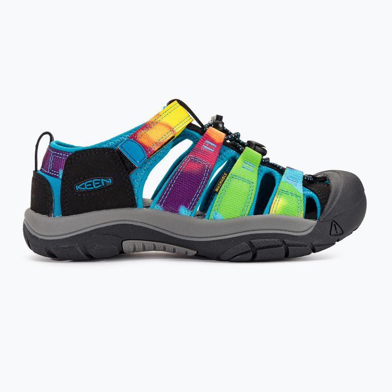 Sandale de trekking pentru copii KEEN Newport H2 rainbow tie dye 2