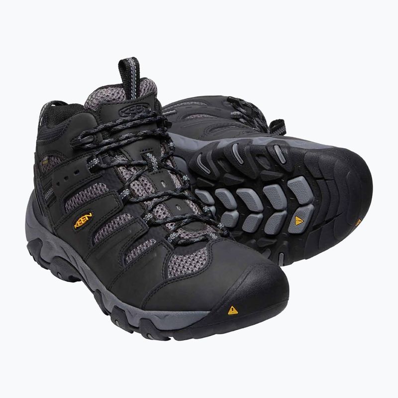 Cizme de trekking pentru bărbați KEEN Koven Mid Wp negru-gri 1020210 15