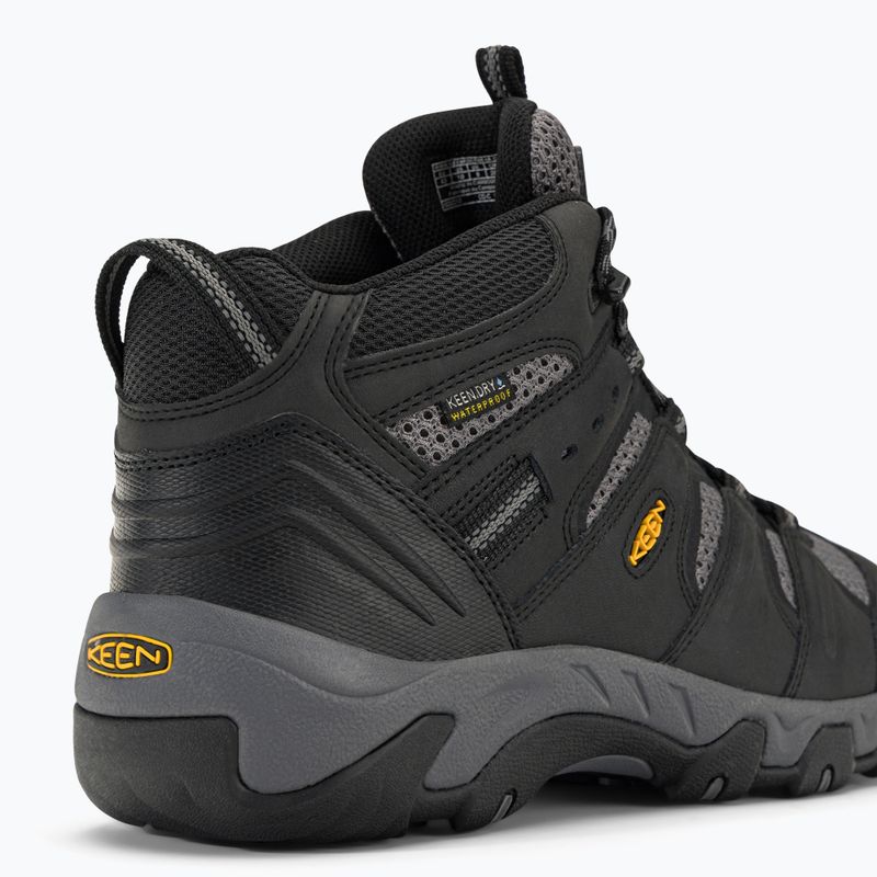 Cizme de trekking pentru bărbați KEEN Koven Mid Wp negru-gri 1020210 9