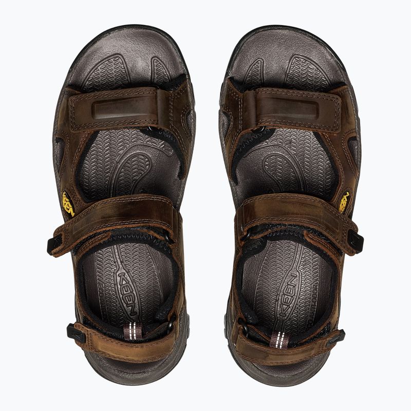 Sandale pentru bărbați  KEEN Targhee III Open Toe bison/mulch 5
