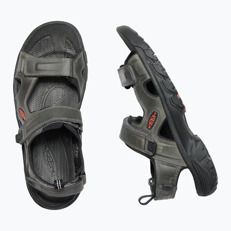 Sandale de trekking pentru bărbați Keen Targhee III Open Toe gri 1022424 10