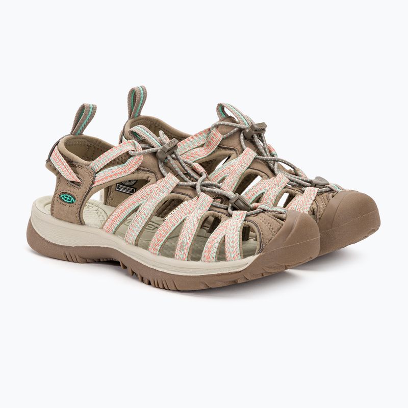 Sandale de trekking pentru femei KEEN Whisper traupe/coral 4