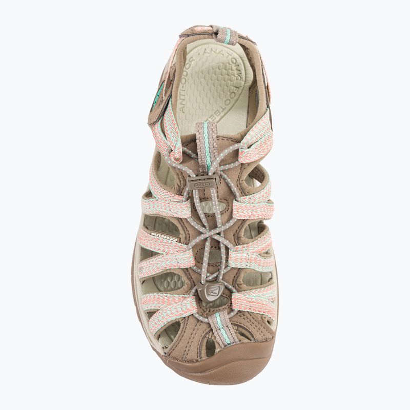 Sandale de trekking pentru femei KEEN Whisper traupe/coral 6