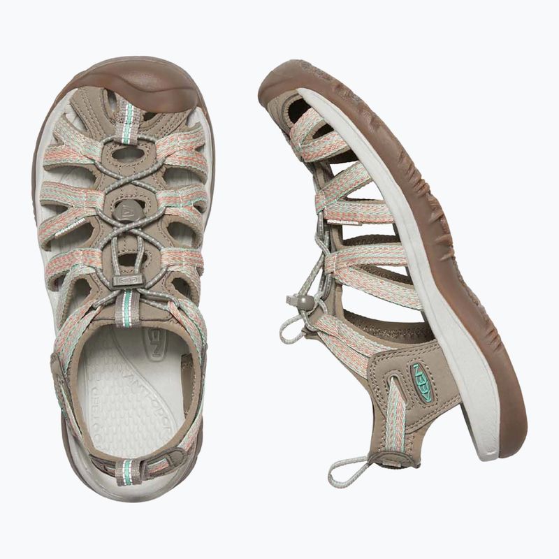 Sandale de trekking pentru femei KEEN Whisper traupe/coral 10