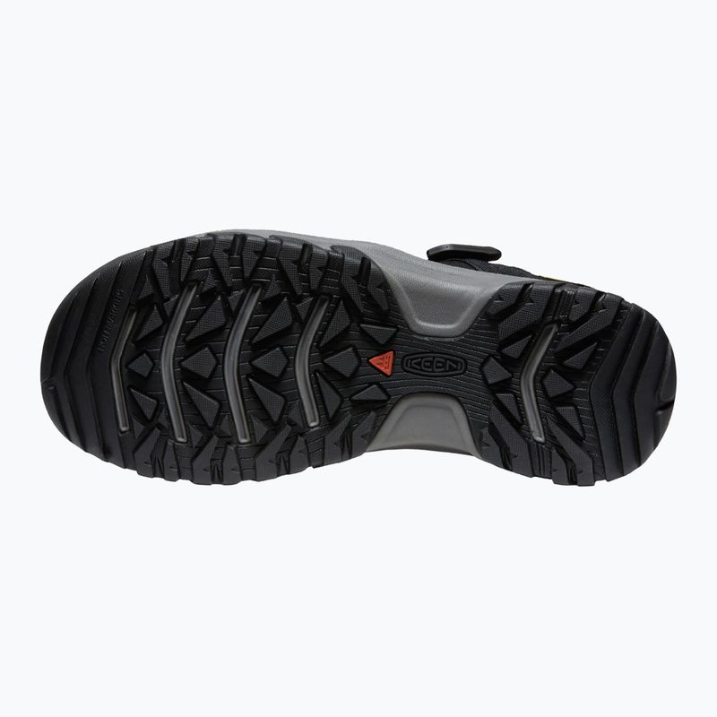 Sandale de trekking pentru bărbați Keen Targhee III Open Toe H2 negre 1024865 11