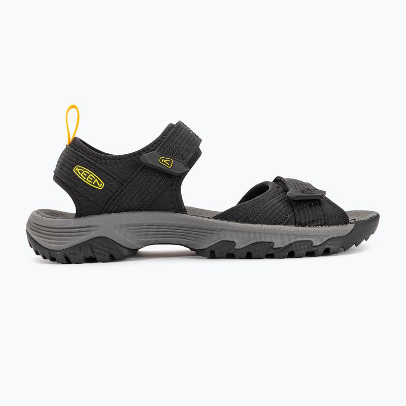Sandale de trekking pentru bărbați Keen Targhee III Open Toe H2 negre 1024865 2