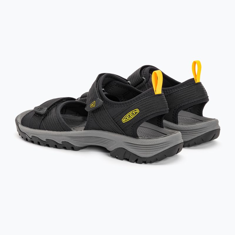 Sandale de trekking pentru bărbați Keen Targhee III Open Toe H2 negre 1024865 3