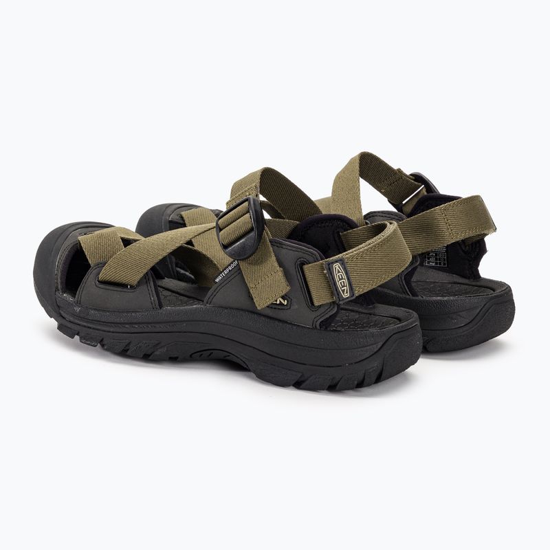 Sandale de trekking pentru bărbați KEEN Zerraport II Military olive/black 3