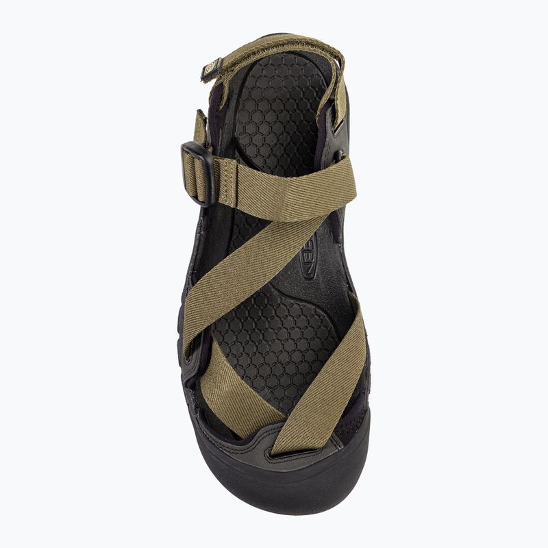 Sandale de trekking pentru bărbați KEEN Zerraport II Military olive/black 6