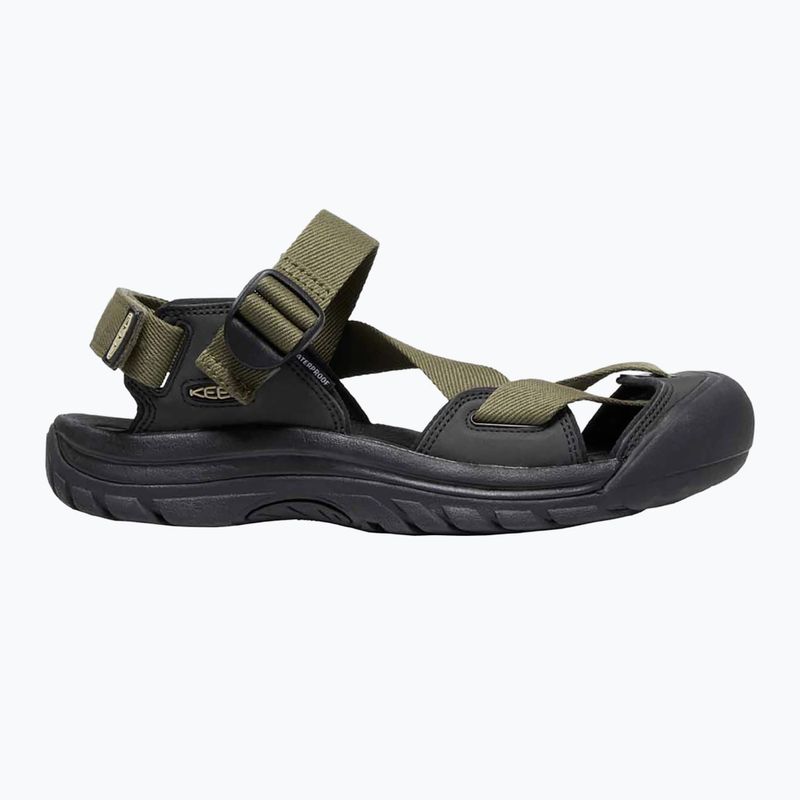 Sandale de trekking pentru bărbați KEEN Zerraport II Military olive/black 8