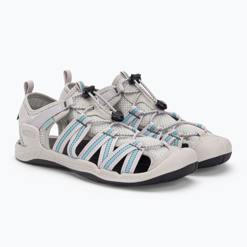 Sandale de trekking pentru femei Keen Drift Creek H2 gri-albastre 1026128 4