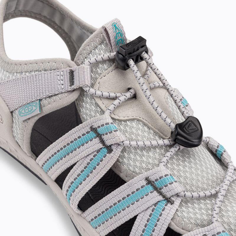 Sandale de trekking pentru femei Keen Drift Creek H2 gri-albastre 1026128 8