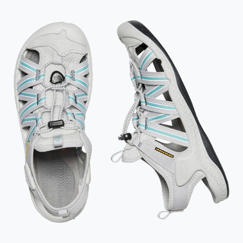 Sandale de trekking pentru femei Keen Drift Creek H2 gri-albastre 1026128 10