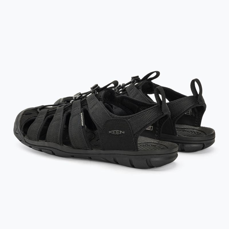 Sandale de trekking pentru bărbați KEEN Clearwater CNX triple black 3