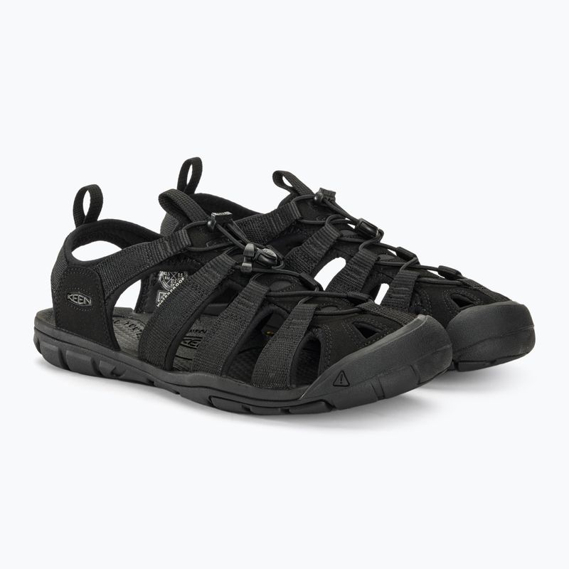 Sandale de trekking pentru bărbați KEEN Clearwater CNX triple black 4