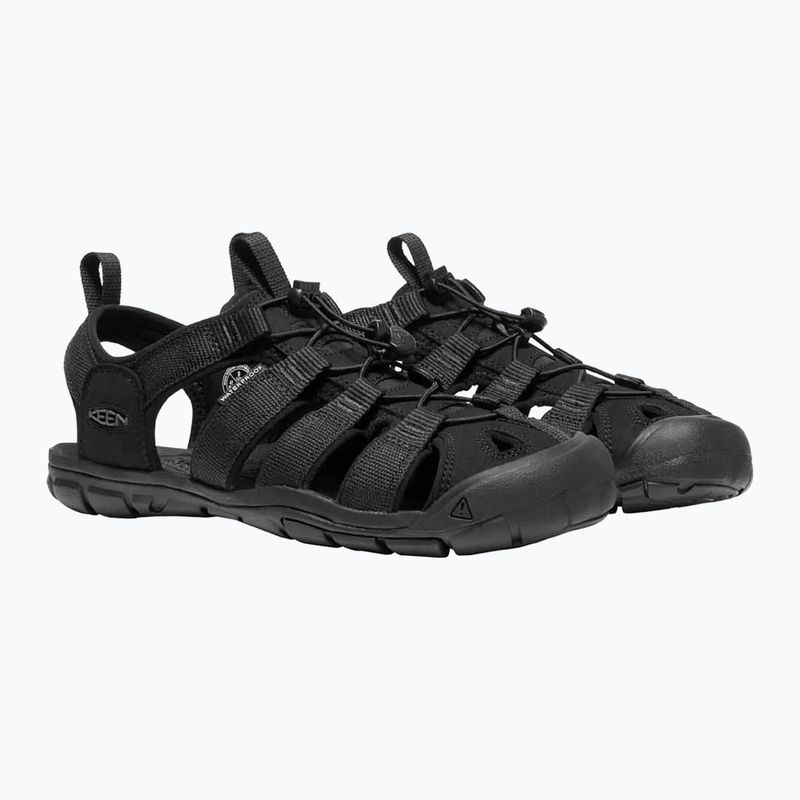 Sandale de trekking pentru bărbați KEEN Clearwater CNX triple black 8