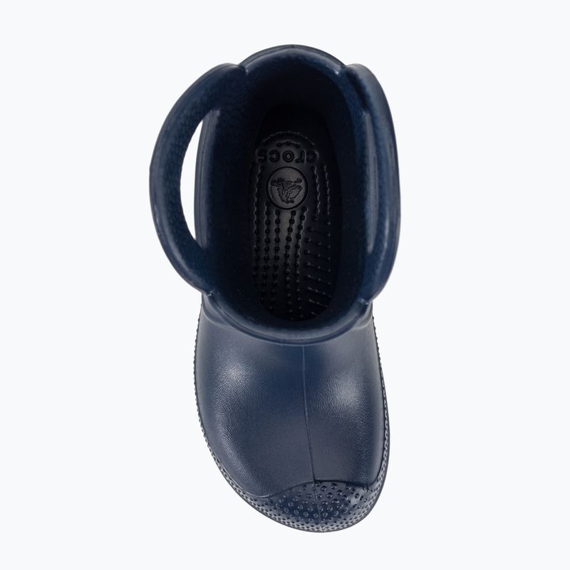 Papuci pentru copii Crocs Handle Rain Boot Kids navy 6