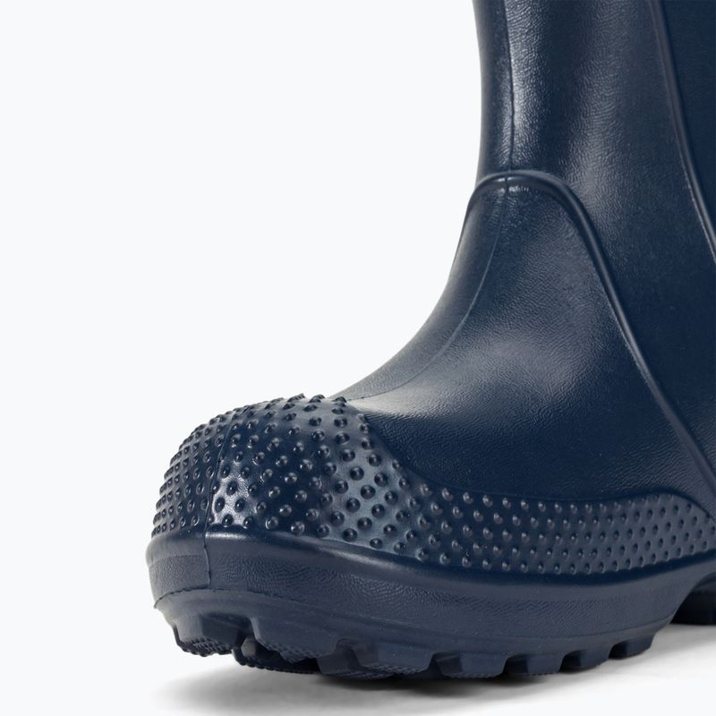 Papuci pentru copii Crocs Handle Rain Boot Kids navy 8