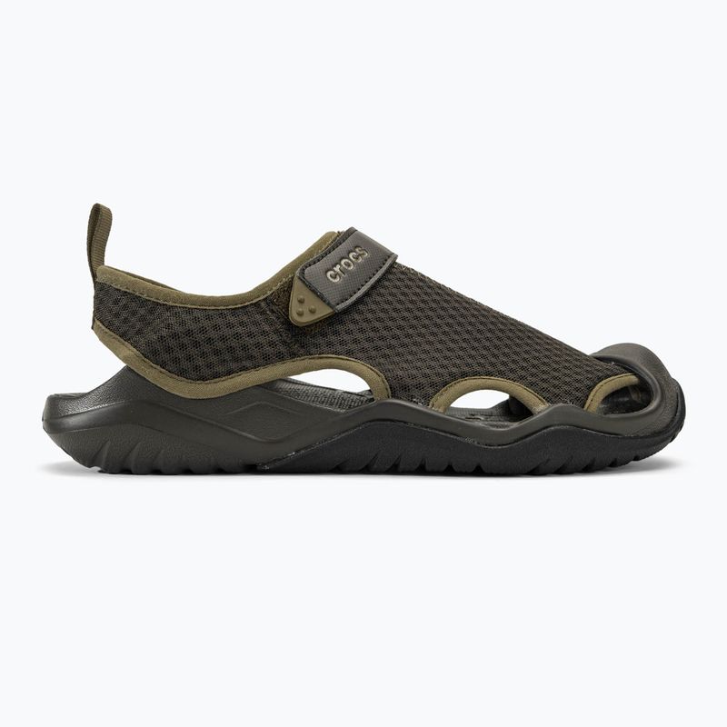 Sandale pentru bărbați Crocs Swiftwater Mesh Deck espresso 2