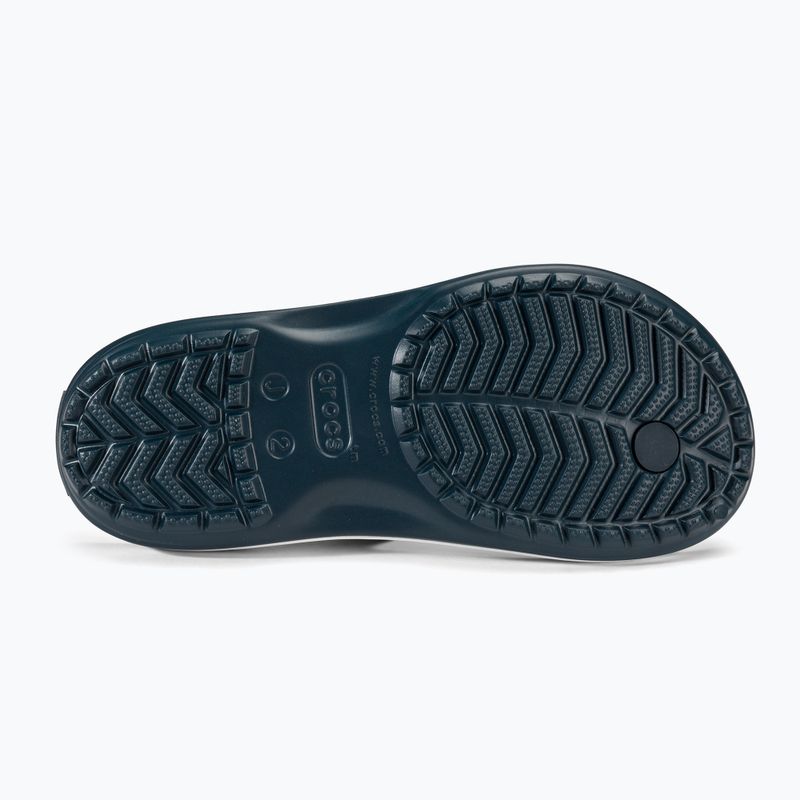Papuci pentru copii Crocs Crocband Flip navy 4