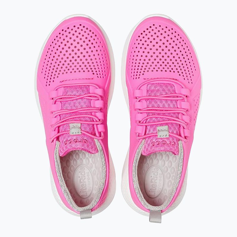 Încălțăminte pentru copii Crocs LiteRide Pacer electric pink/white 11