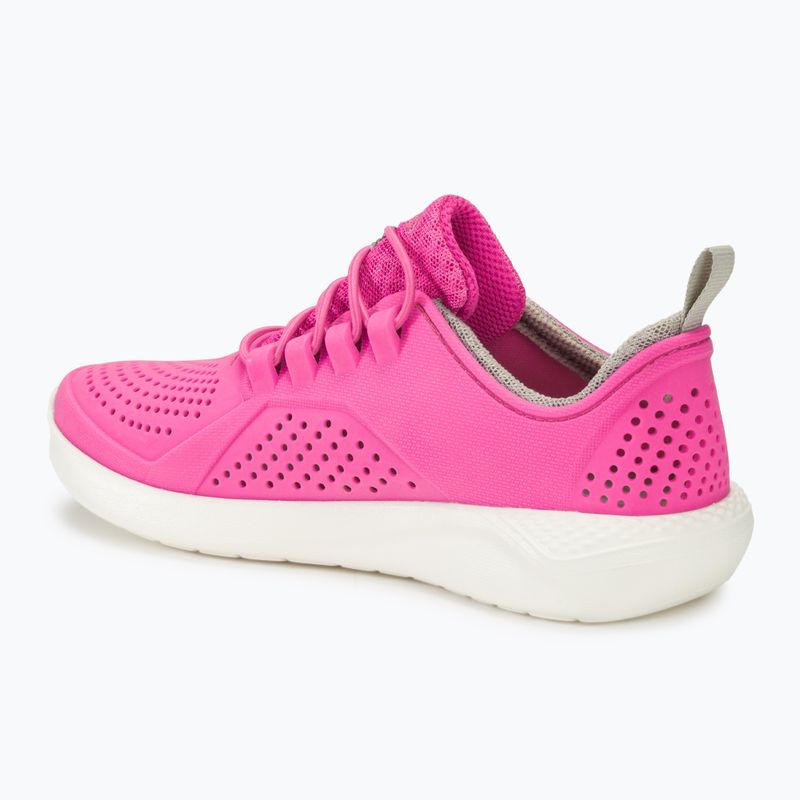 Încălțăminte pentru copii Crocs LiteRide Pacer electric pink/white 3