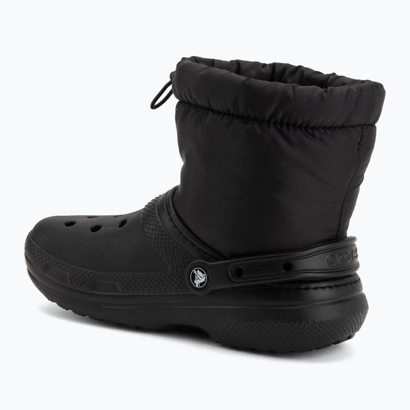 Ghete Crocs Classic Lined Neo Puff Boot black/black 3