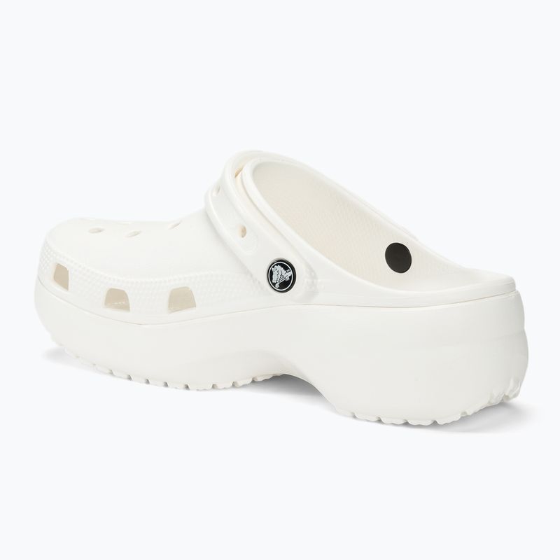 Papuci pentru femei  Crocs Classic Platform Clog white 4