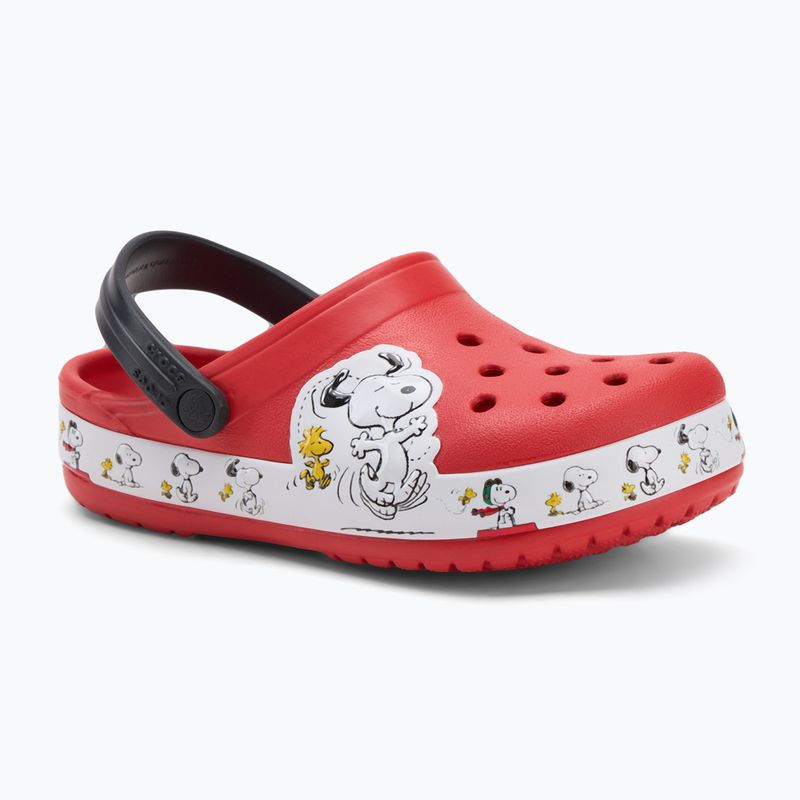 Papuci pentru copii Crocs Fun Lab Snoopy Woodstock Clog Kids flame 2